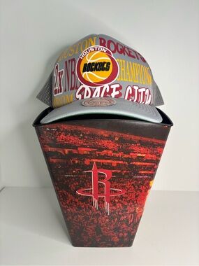 Mitchell & Ness Houston Rockets Gray Cap